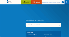Desktop Screenshot of dairyaustralia.com.au