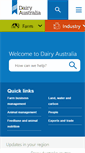 Mobile Screenshot of dairyaustralia.com.au